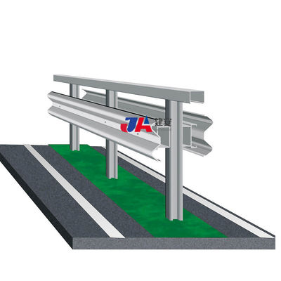 Three Wave Steel Highway Guardrail with Customized Size and Hot Galvanized Technology