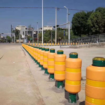Q235 Q345 EVA Material Roadway Safety Anti-Crash Rolling Barrier for Traffic Protection