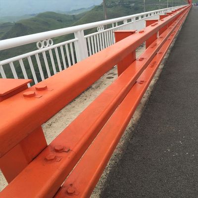 Bridge Protection Galvanized Safety Barrier Guard Rail With Powder Coated And Safety