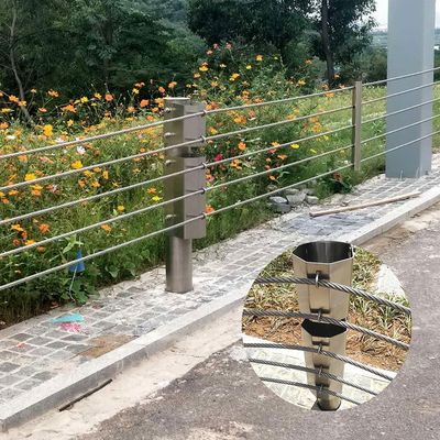 Highway Guardrail Cable Barrier for Roadway Safety in Zinc Coating and Customized Color