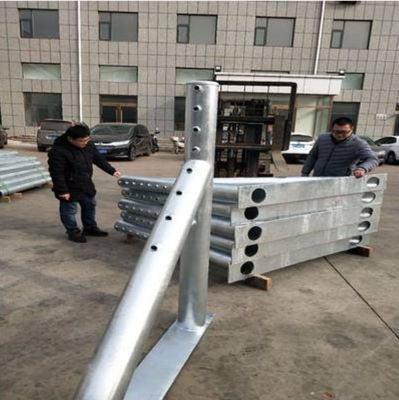 Road Wire-Rope Barrier Fences Water Filled Road Barrier with Zinc Coated Cable Guardrail