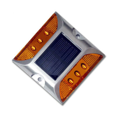 Road Safety Stud Safebuild IP68 Waterproof Solar Powered Aluminum Embedded Cat Eyes LED Road Studs
