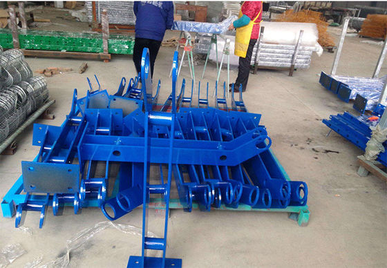Hot Dipped Galvanized Steel Composite Bridge Guardrail For ISO9001 2008 Certification