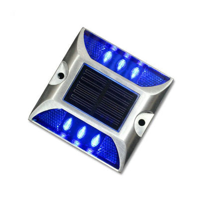 Road Safety Stud Safebuild IP68 Waterproof Solar Powered Aluminum Embedded Cat Eyes LED Road Studs