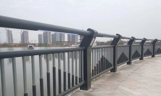 Stainless Steel Bridge Guard Rail For Outdoor Road Safety Barrier Accident Prevention