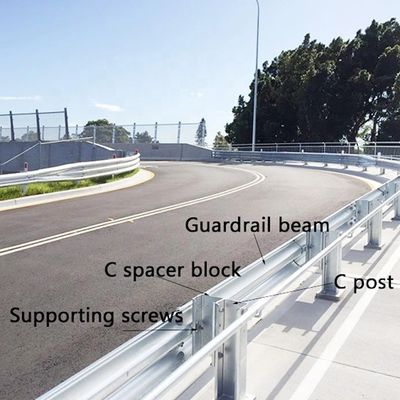 ISO9001 2008 Certified Hot-Dip Galvanized Corrugated Beam Guardrail for Safe Highways