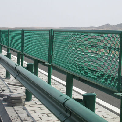 Flattened Expanded Metal Wire Mesh Fence For Road Anti-Glare Bridge Anti-Glare Mesh