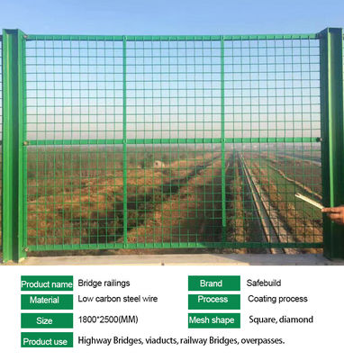 Highway Anti Dazzle Metal Mesh Fence Made In With Customized Stainless Steel