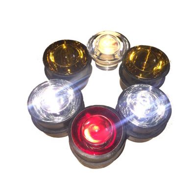 Customized Size Solar Powered Road Stud Light with Reflective Tape and Solar Power