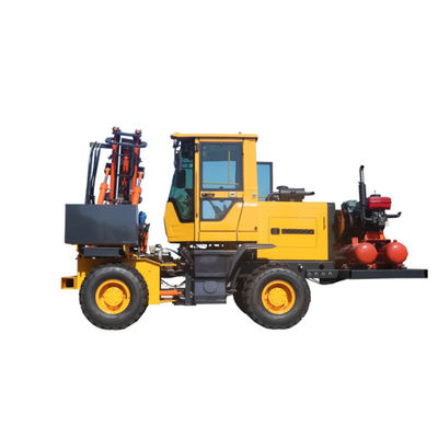 CE Highway Guardrail Pile Driver Machine Hydrualic For Drilling