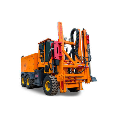 Hydraulic Hammer Pile Driver Machine For Highway Guardrail Installation
