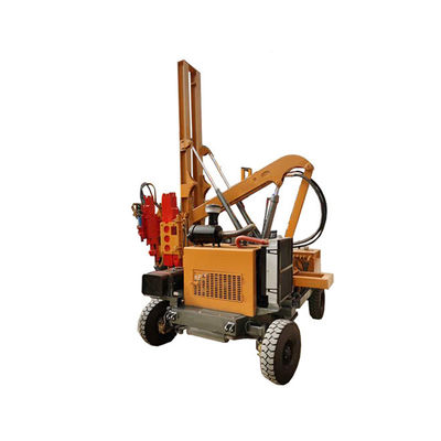 Hydraulic Hammer Pile Driver Machine For Highway Guardrail Installation