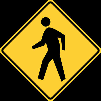 Highway Warning Traffic Road Safety Sign with Customized Size Reflective Sheeting Circle
