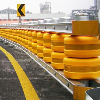 Roadway Safety Anti-Collision Highway Roller Barrier Guardrail for Crowd Control Fence