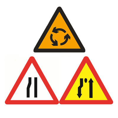 Customized Aluminum Reflective Sheeting Warning Road Security Signs for Traffic Board