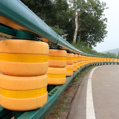 Highway Roller Guardrail Galvanized Powder Coated Crowd Control Barrier Fence Made