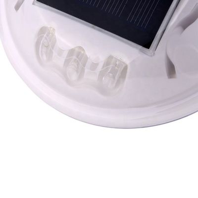 LED Cat Eye Round Solar Road Stud in Blue with High Intensity Reflective Tape and PVC