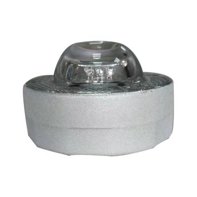 LED Cat Eye Round Solar Road Stud in Blue with High Intensity Reflective Tape and PVC