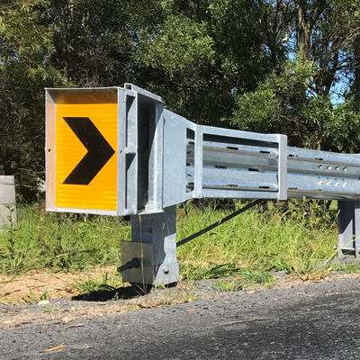 Q235 Q345 Galvanized Powder Coated SKT End Terminal for Highway Guardrail Protection