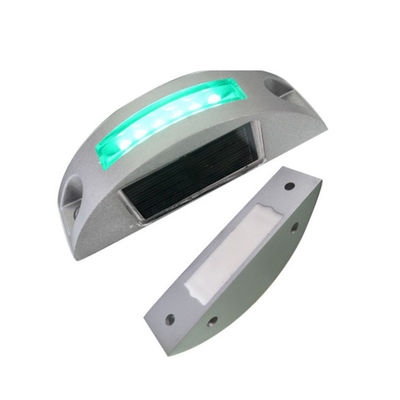 High Reflection Semi-circle Solar Road Stud for Highway Made of Aluminium PC Material