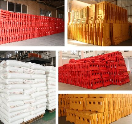 Outdoor Security Water Filled Crash Barrier With PE Material And Durable Construction