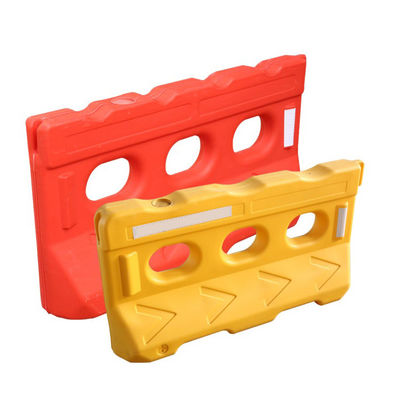 Road Safety Water Filled Crash Barrier Traffic In Vibrant Colors With PE Material