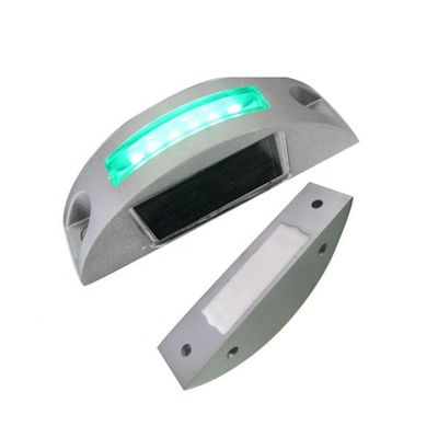 High Reflection Semi-circle Solar Cast Aluminum Road Stud 104*123*23mm with High Reflection