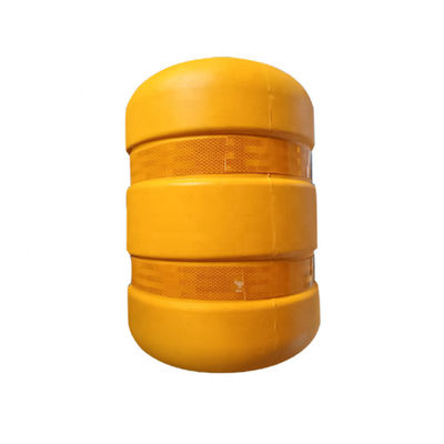 Anti-corrosion Yellow Traffic Safety ISO Standard EVA Rotating Barrel Roller Barrier for Road