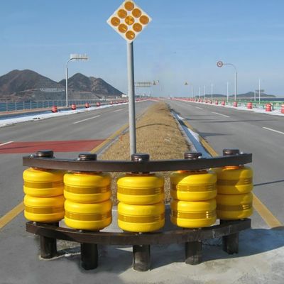 Road Traffic Safety Roller Barrier with High Polyurethane Material and EVA/PU Material