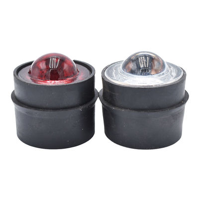 High Reflection Small Glass Road Stud Reflective Road Stud Solar Flashing Light Cat Eyes