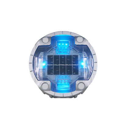 Road Cone Sign Aluminum Solar LED Strobe Road Stud with Multiple Flashing Modes
