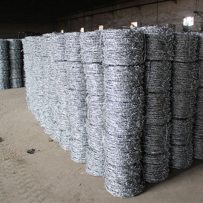 Customized Hot Dipped Galvanized Barbed Wire Fence with Stainless Steel Material
