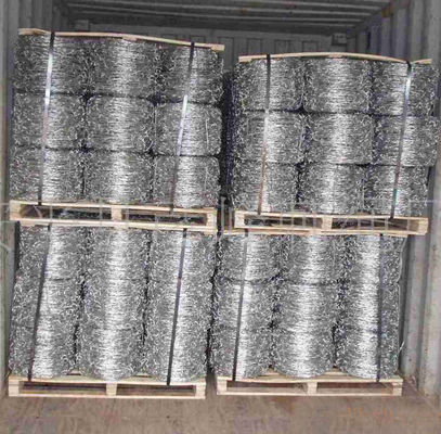 ISO Hot Dip Galvanized Steel Barbed Wire Fence For Outdoor Security