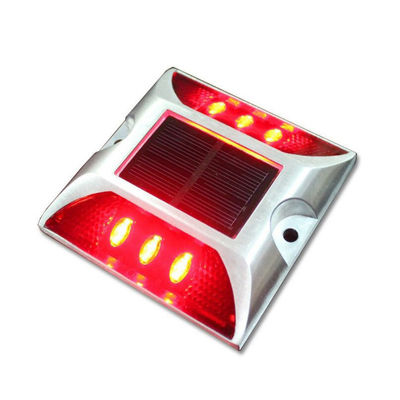 Road Safety Cat Eye Aluminium Road Stud with High Reflection and Easy Installation