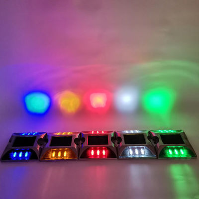 Traffic Safety Cat Eye Aluminium Road Stud with Red Color and PC Material