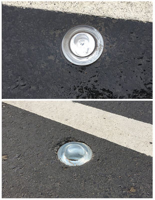 High Visibility Glass Cat Eye Road Stud for Customized Size Requirements