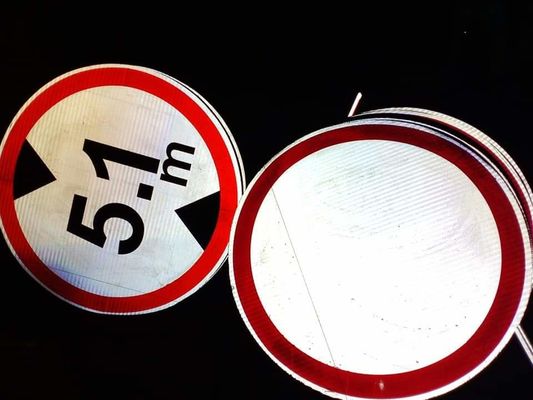 Traffic Safety Sign Board Reflective Sheeting with High Visibility and 50cm Height