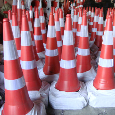 High Visibility Orange PVC Road Traffic Cone For Road Safety Precautions