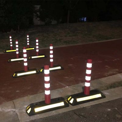 High Visible Rubber Base PE Plastic Traffic Cone Traffic With Durable Material
