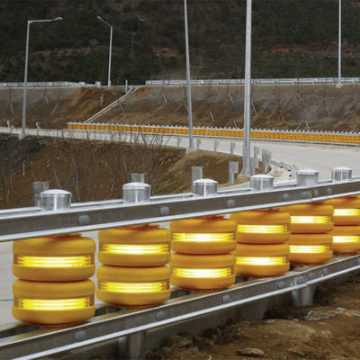 Hot Dipped Galvanized Customized EVA / PU Foam Double Roller Barriers for Roadway Safety