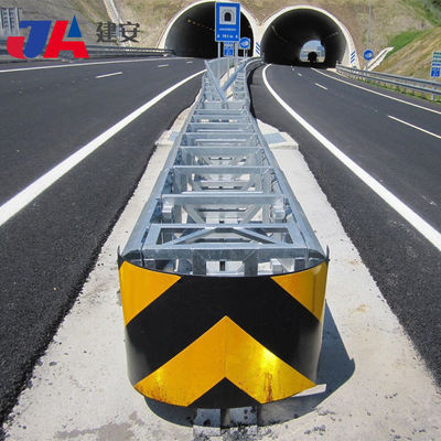 Galvanized Powder Coated Highway Crash Cushion Barrier and Customized for Safety
