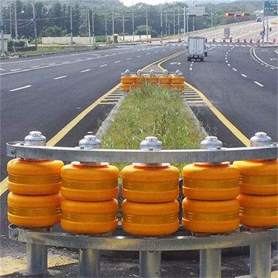 Highway Traffic Safety PU Foam Roller Barrier for Protecting Drivers and Pedestrians