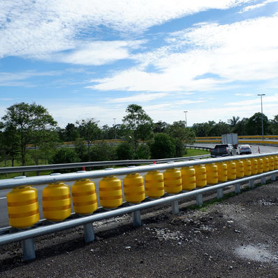 PU and PVC Safety Roller Crash Barrier Rolling Barrier with ISO9001 2008 Certificate