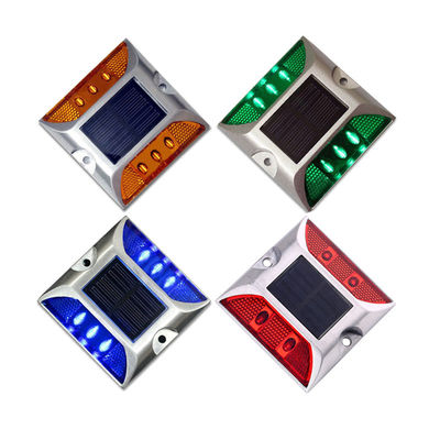 Aluminium Road Safety Stud Solar Embedded Cat Eye Road Stud for Customer Requirements