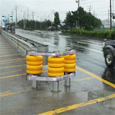 Save Volume Roadway Safety Rolling Guardrail Anti Collision Highway Guardrail Roller Crash Barrier