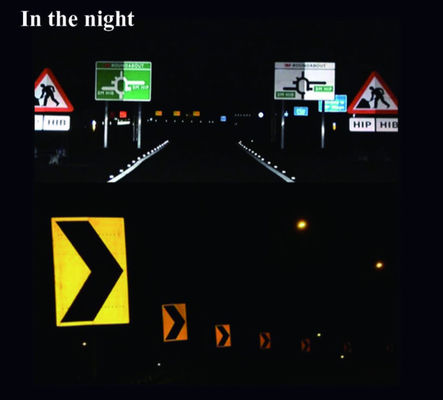 2021 High Visilibility Warning Aluminum Road Sign with Customized Board