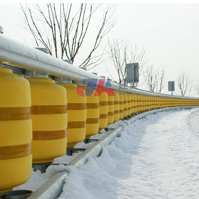 Q235 Q345 EVA ISO Standard PU and PVC Safety Roller Guardrail Crash Barrier Rotary Barrier