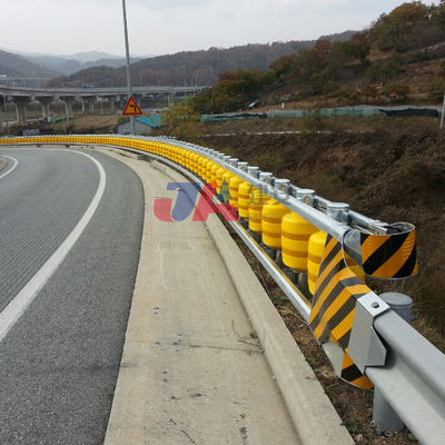 Q235 Q345 EVA ISO Standard PU and PVC Safety Roller Guardrail Crash Barrier Rotary Barrier