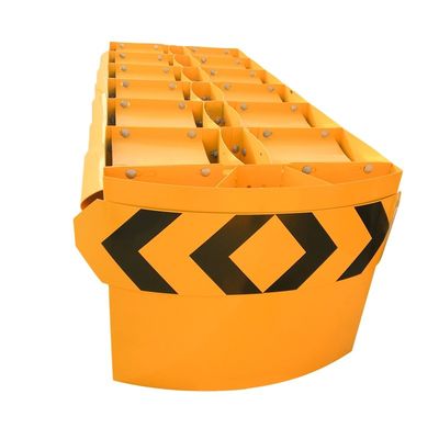 Galvanized Highway Traffic Safety Crash Cushions Ideal for Crowd Control Barrier Fence