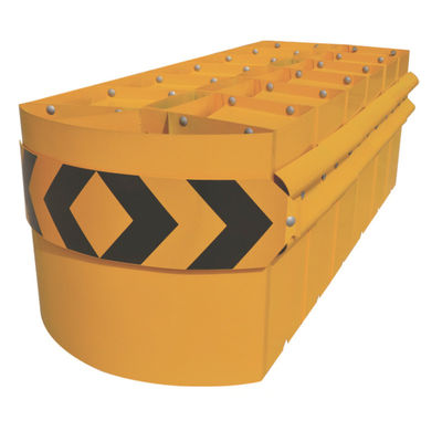 Galvanized Highway Traffic Safety Crash Cushions Ideal for Crowd Control Barrier Fence